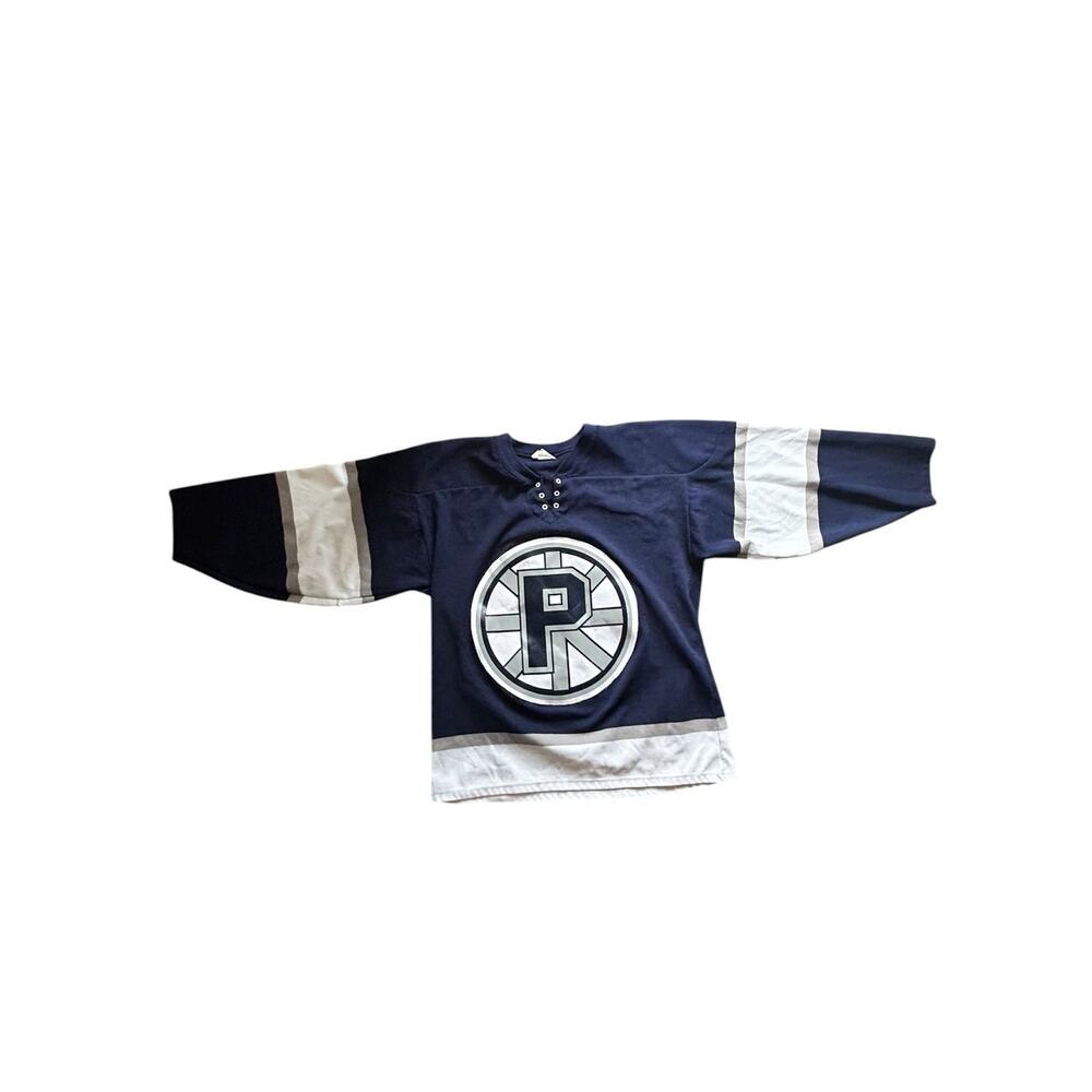 Vintage Providence Bruins AHL Athletic Knit Hockey Jersey Navy/White Size Medium - Picture 2 of 6